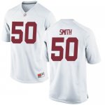 Youth Alabama Crimson Tide #50 Tim Smith White Game NCAA College Football Jersey 2403XFAZ5